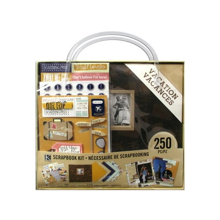 Scrapbook Collection Kit Pad - K&Co Scrapbook Kit 8x8 Vacation