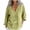 Yellow [Mix & Save More] [Summer Savings], variant on Women's Linen V Neck Long Sleeve Shirt Blouse Top, Loose Relaxed Fit Breathable Casual Summer Fashion | CSEONE,Khaki L