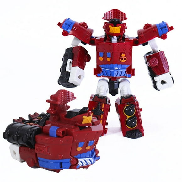 15cm Robot Transformer Toy Various Style Fast Fighter Aircraft Tractor Tank Train Cartoon Model Toy Collectible Children Robot Transforming Vehicles Toy Birthday Gift