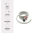 thumbnail image 3 of GasOne, 12 ft, High Pressure Propane 0-20 PSI Adjustable Regulator with QCC-1 Type Hose Gas Line Connector, 3 of 6