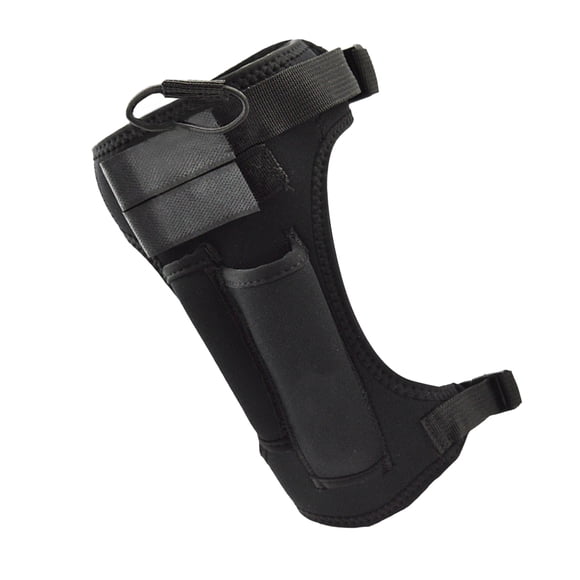 Greeniant Envolturas para piernas de buceo con anillo en D a prueba de agua, buena adherencia, cubierta para mallas de buzo, polainas ajustables, cinturón Deportes acuáticos Negro