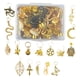 thumbnail image 3 of 40 piezas de cuentas de , accesorios para el cabello, colgantes reutilizables, abalorios de decoración, joyería flexible para el cabello para, 3 of 9
