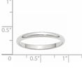 thumbnail image 2 of Primal Gold 14 Karat White Gold 2.5mm Half Round Band Size 4.5, 2 of 4