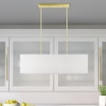 thumbnail image 5 of Livex Lighting - Summit - 4 Light Linear Chandelier In Transitional Style-17.5, 5 of 10