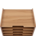 thumbnail image 6 of TOOL1SHOoo  Letter Tray & A4 Paper Sorter Document Book Magazine Storage Shelf Rack, 6 of 12