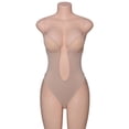 thumbnail image 3 of Sujetador invisible sin espalda con forma de U y escote fruncido en el pecho con círculo de acero para vestido de noche de boda Ropa interior moldeadora de cuerpo, 3 of 5