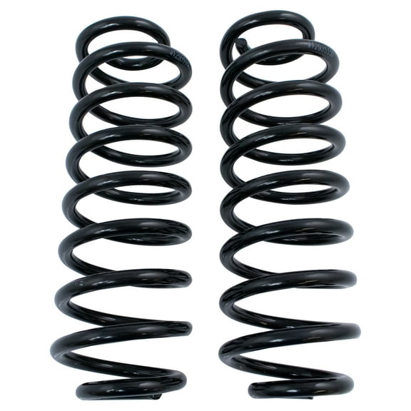 TRQ Rear Suspension Coil Spring Pair Driver & Passenger Sides for Jetta Golf SSA70068