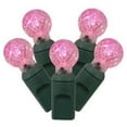 thumbnail image 1 of Vickerman X4G9110 Vickerman 100 Pink G12 LED Light on Green Wire 34' Christmas Light Strand, 1 of 3