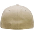 thumbnail image 4 of Solid Flat Brim Bill Fitted Baseball Cap, 4 of 6
