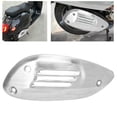 thumbnail image 4 of Motorcycle Exhaust Pipe Cover, Easy To Install  Motorcycle Heat Shield Case High Strength  For Motorcycle Black,Silver Color, 4 of 8