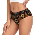 thumbnail image 2 of Balery Sunflower Rooster Ropa Interior de Algodón para Mujer con Dibujo – Braguitas Cómodas y Elásticas, Estilo Clásico-Large, 2 of 6
