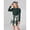Green, variant on PureChapter Girls 3 Piece Outfit Set, Puff Long Sleeve Ribbed Top, Plaid Bow A-Line Skirt & Matching Beret Hat Vintage Preppy Clothes for Teen Girls 6-14 Years