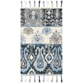 thumbnail image 2 of SAFAVIEH Suzani Audra Southwestern Wool Area Rug, Blue/Ivory, 3' x 5', 2 of 7