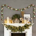 thumbnail image 4 of DAMAI 5.9Ft Artificial Eucalyptus Flower Garland with Fake Rose Dahlias Flower Vine Seeded Eucalyptus Leaves Greenery Garland for Wedding Table Backdrop Party Centerpiece Room Decor, 4 of 7