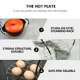 thumbnail image 3 of Shisuyan Multi-Functional Steamed Rack Silver 1Pcs 7.5x7.5in Stainless Steel, 3 of 8