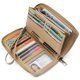 thumbnail image 1 of Cartera de mujer de PU con cepillo antirrobo, billetera de mujer de gran capacidad, billetera de múltiples tarjetas larga, 1 of 5