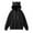 Black, variant on Chiccall Women's Cute Fleece Hoodies Kitty Ear Solid Color Loose Fit Casual Hood Drawstring Sweatshirt with Pocket Fall Lounge Oversized Clothes