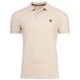 thumbnail image 1 of U.S. POLO ASSN. Polo para hombre - Piqué cardado, logotipo bordado, algodón Beige S (Small), 1 of 3