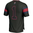 thumbnail image 3 of Men's GameDay Greats #1 Black Pennsylvania Quakers Endzone Football Jersey, 3 of 4