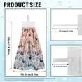 thumbnail image 7 of ZIATUBLE Rooster Floral Hand Towels for Kitchen Fast Drying Hanging Hand Towels for Bathroom Reusable Dish Towel Hand Towels Easy to Clean Hanging Kitchen Towels with Loop Dish Cloth, 7 of 7