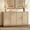 Light Burl Wood, variant on SICOTAS  59.3" Wide Burluxe Sideboard Buffet Cabinet with 5-Level Shelves, Large Modern Credenza for Living Room, Light Burl Wood Veneer