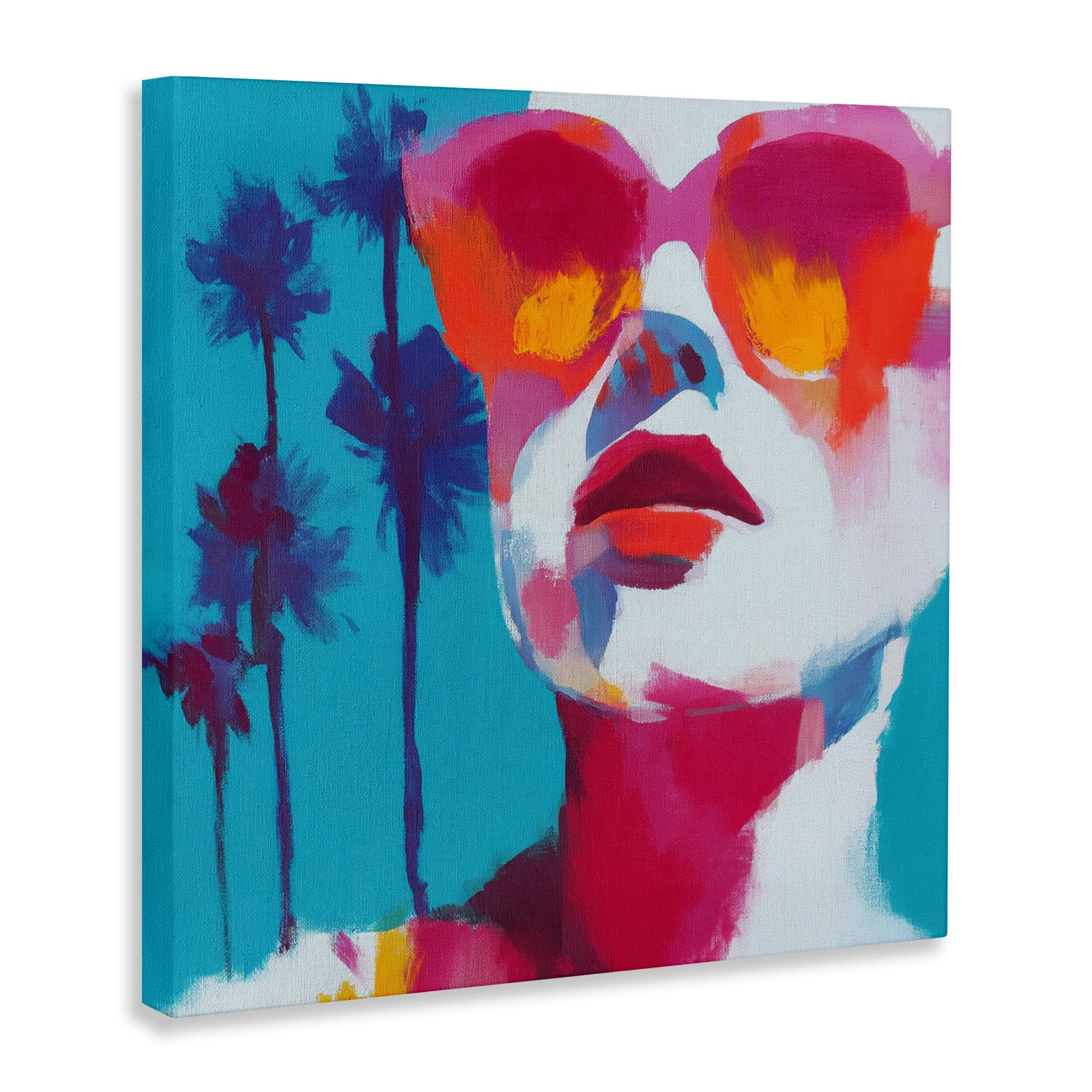Stupell Industries Expressive Palm Tree Gaze Canvas Wall Art, design by Chromatic Storm Studio