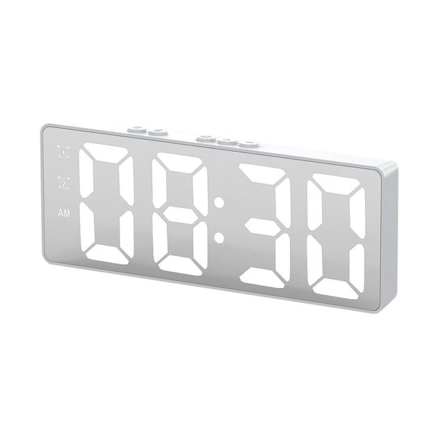 TACILIP LED Electronic Alarm Clock Style Clock Battery Plug-in-purpose Student Alarm Clock Temperature Display, Mom Gifts