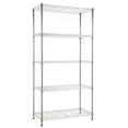 thumbnail image 6 of 5 tier chrome utility wire shelving unit 14x36x72in, 6 of 10
