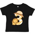 thumbnail image 3 of Inktastic 3rd Birthday Jungle Safari Lion 3 Year Old Boys or Girls Toddler T-Shirt, 3 of 5