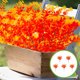 thumbnail image 1 of pstuiky Flores artificiales falsas de eucalipto plantas de eucalipto de 7 tenedores camelia silvestre flores decorativas para el hogar y el exterior., 1 of 6