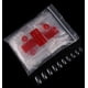 thumbnail image 5 of 600 Uds cabeza redonda Artificial falso arte de uñas forma plana cubierta completa manicura transparente, 5 of 5