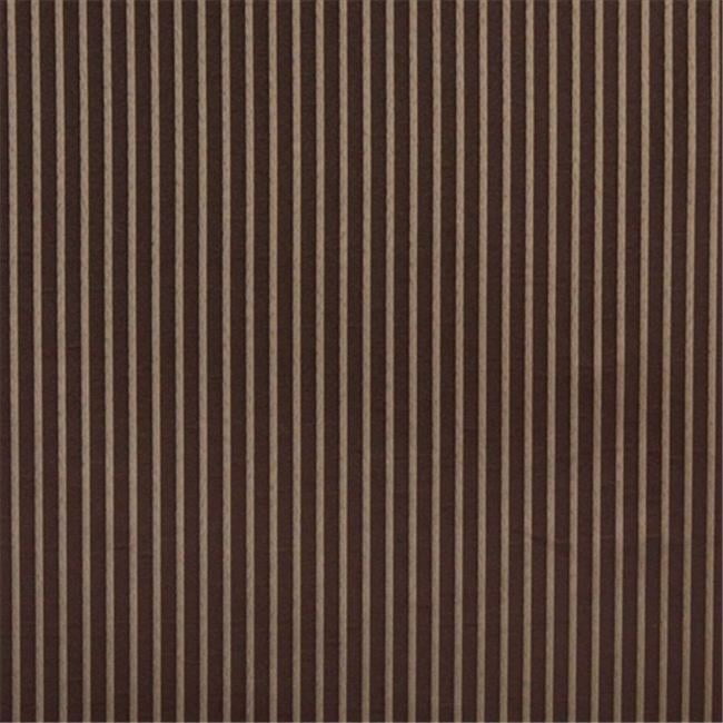Designer Fabrics B612 54 in. Wide Brown, Striped Jacquard Woven