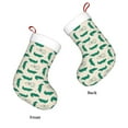 thumbnail image 3 of Daiia Cartoon Crocodile Print Christmas Stocking，18"Large Knitted Xmas Stocking for Kids, Family Stocking for Fireplace Christmas Holiday Party Decoration, 3 of 7
