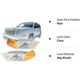 thumbnail image 7 of ALL-CARB 1 Pair Front Left and Right Turn Signal Lights Lamps Marker Corner Lights Replacement for Jeep Patriot 2007-2014 Driver and Passenger Side Park/Signal Lights 68004181AA 68004181AB, 7 of 7