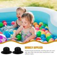thumbnail image 3 of HOOWIFFY 4Ud Tapas Para Orificios De Piscina Material PVC Negro Con Y Duradero, 3 of 7