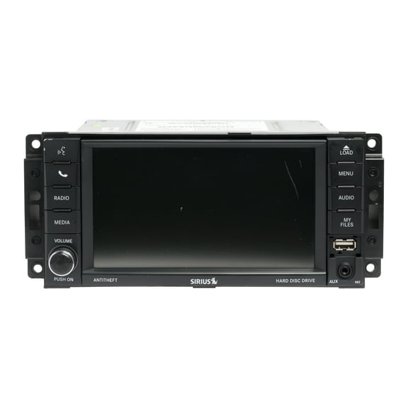 Restored 201220 Dodge Caravan AM FM Radio MP3 Player 6.5" Display Screen RBZ P6828245AA (Refurbished)