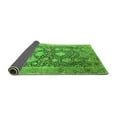 thumbnail image 2 of Ahgly Company Indoor Round Oriental Green Industrial Area Rugs, 4' Round, 2 of 4