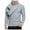Grey, variant on Tiweut Casual Sweaters for Men Long Sleeve High Neck Shawl Pullover Fall Sweater Solid Color Winter Pullover Man Tops Army Green,L