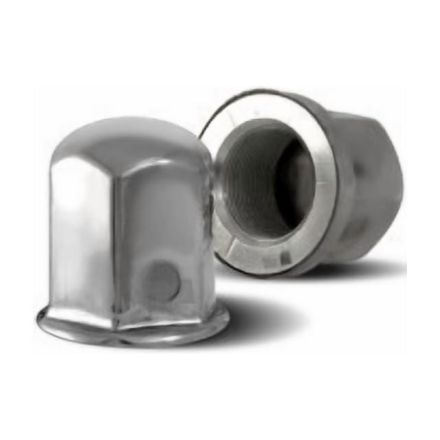 Pacific Dualies Wheel Simulator Lug Nut Cover 44-2000F Fits Pacific Dualies Wheel Simulator Part Number 44-1950; Polished; Stainless Steel; Single