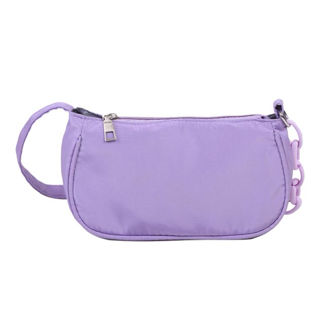 Bolso Informal Nailon para Mujer Hombro Sencilla Diaria 3 Uds. Color Morado
