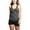 Charcoal/Black, variant on G-Style USA Women's Lightweight Scoop Neck Contrast Piping Tank Top (2-Pack) LTT13194 - Black/Heather Gray - Small