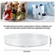 thumbnail image 4 of Muyoka Organizador de armario de plástico transparente de 9.2 in, organizador giratorio para especias, almacenamiento de cocina, organizador de maquillaje cosmético para despensa, encimera, nevera, to Muyoka Hogar, 4 of 7