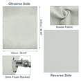 thumbnail image 6 of Unique Bargains Suede Headliner Fabric 85" x 60" Foam Backed for Car Truck Aging Broken Faded DIY Repair Light Gray, 6 of 6