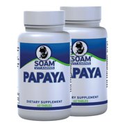 Papaya - Digestive Enzymes - Support Immune Gut & Super Digestive - Bloating, Gas & Constipation - 120 Tablets - SOAM VITAMINS