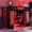Black+Red, variant on Harper & Bright Designs Full Size Gaming Loft Bed with Storage Shelves, Blackout Curtains, Wooden Loft Beds Frame Full with RGB Lights, Space-Saving Loft Bed for Dorm Apartment, Black+Red