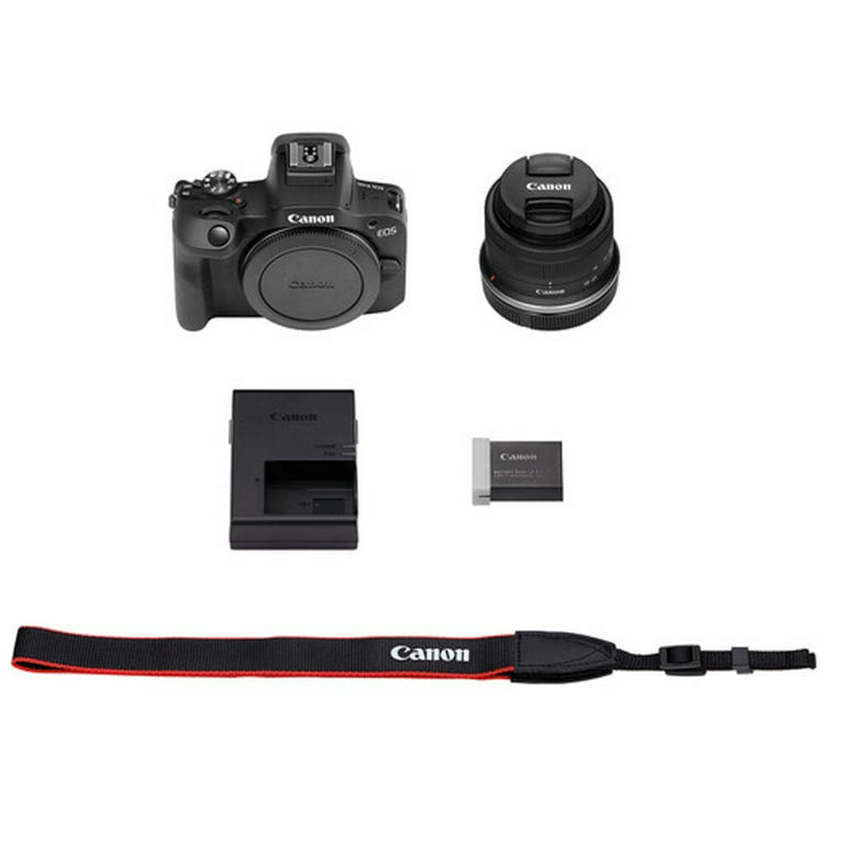 Canon EOS R100 Mirrorless Camera with 18-45mm Lens, 64GB