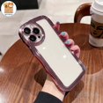 thumbnail image 1 of Funda Simple Transparente Para Cámara Circular Protectora De Olas Grandes Para IPhone 11 12 13 Pro Max 14 Plus, 1 of 4