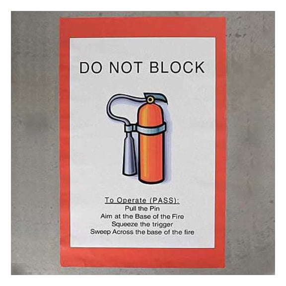 Shieldmark Fire Exit Floor Sign,36 in x 42 in FE3642