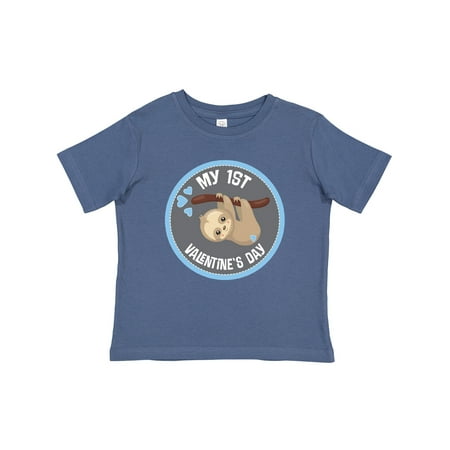 

Inktastic First Valentines Day Baby Boy Gift Baby Boy T-Shirt