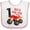 White and Pink, variant on Inktastic Monster Truck How I Roll 1st Birthday Boys Baby Bib